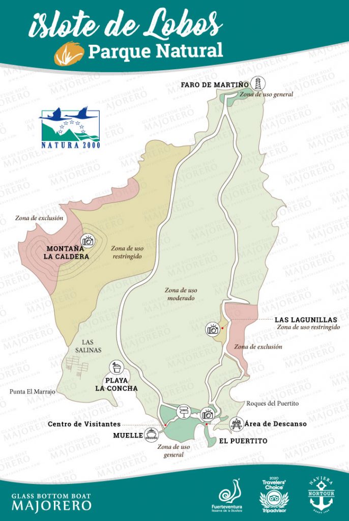 Mappa Isola di Lobos mappa isla lobos nortour